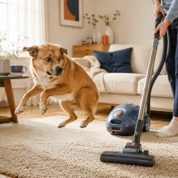 Vacuum Anxiety in Pets: Calm Steps for Dogs & Cats